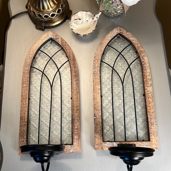 Hobby Lobby Accents Hobby Lobby Cathedral Arch Candle Sconces Nwot Poshmark